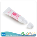 Eco Friendly Lip Gloss Tube avec creme nettoyante pour tube transparent à brosse